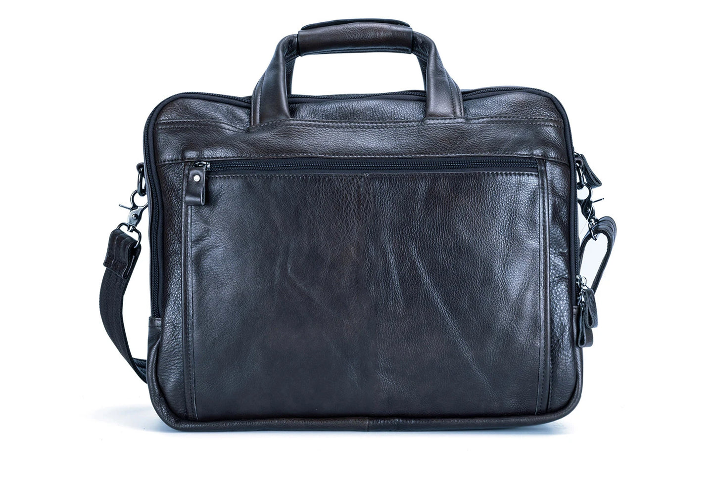 Lachiour Leather Laptop Bag