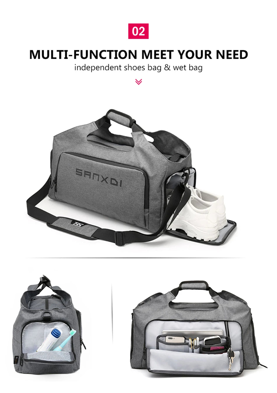 Sancross Sports Gym Bag - Bags By Benson