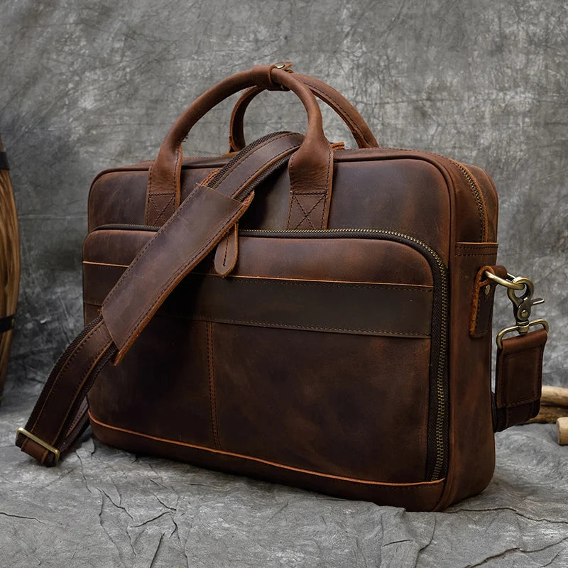 Maheubag Leather Laptop Bag