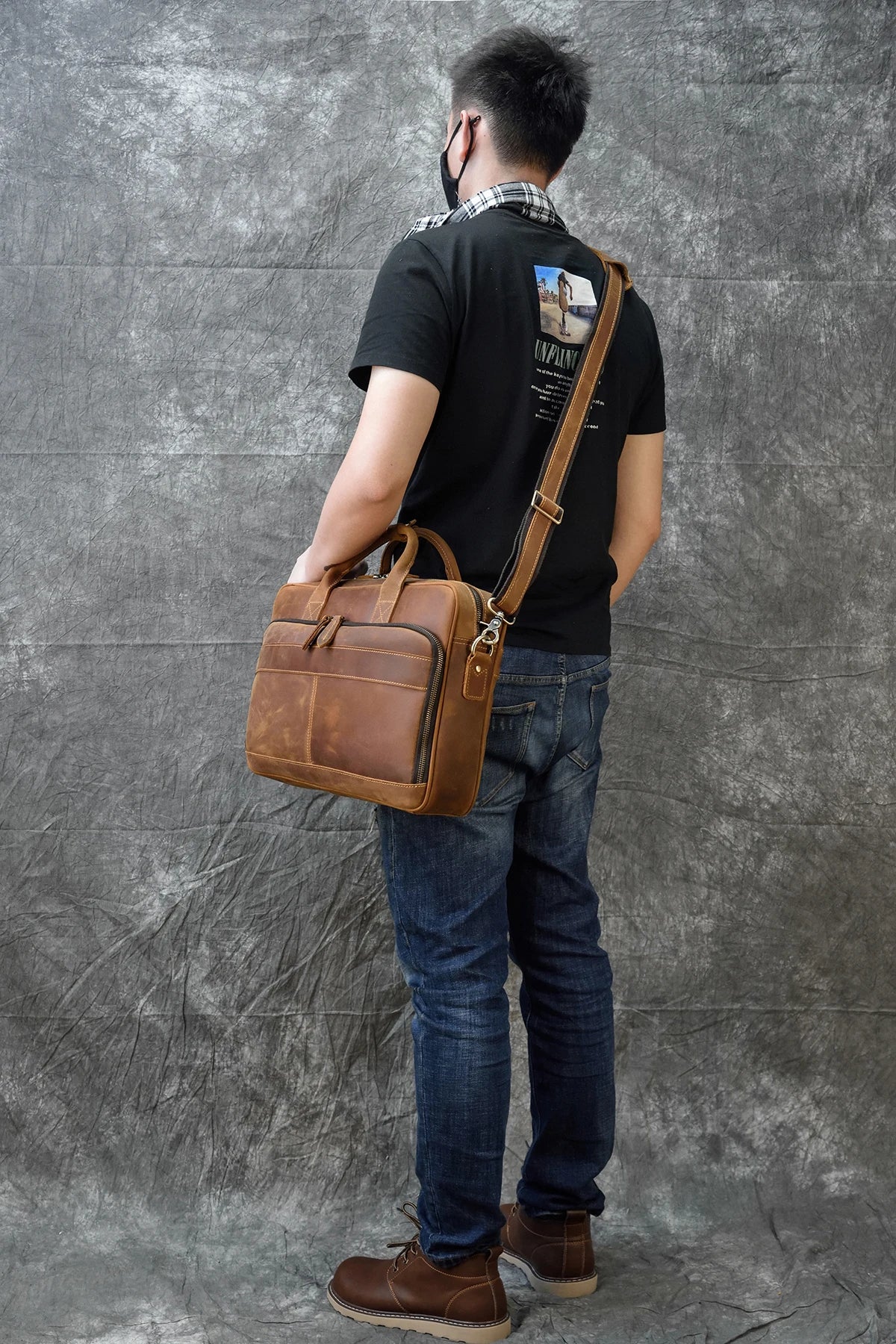 Luufan Leather Laptop Bag