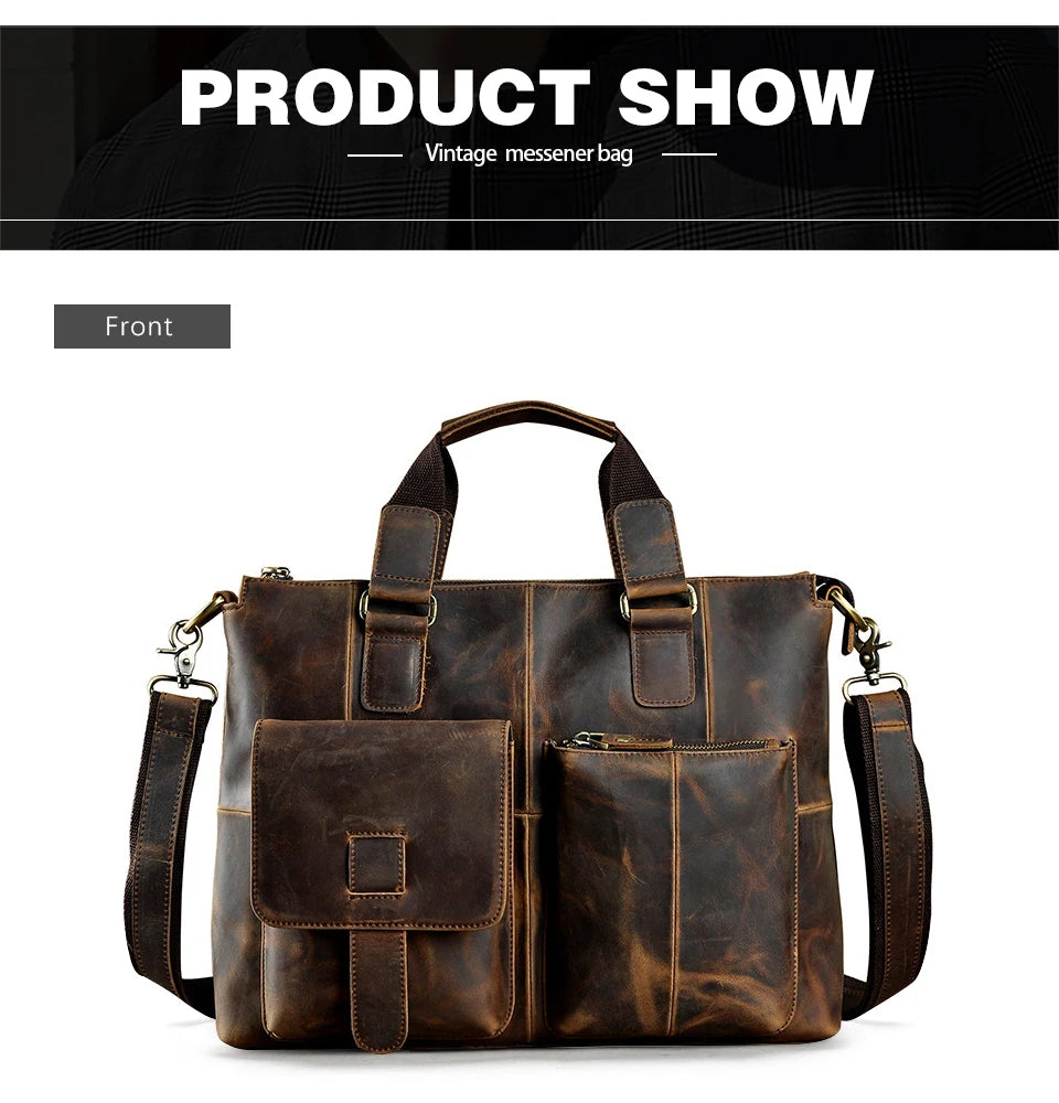 Tagdot Leather Laptop VI - Bags By Benson