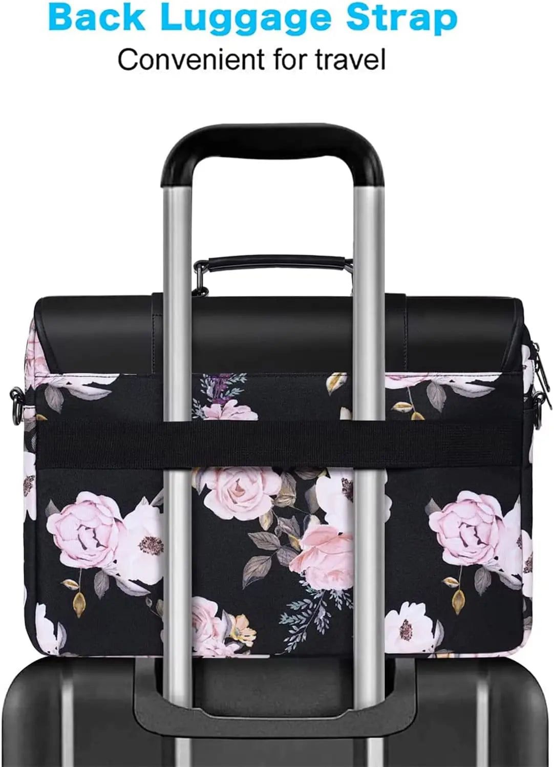 Mosiso Floral Laptop Bag - Bags By Benson