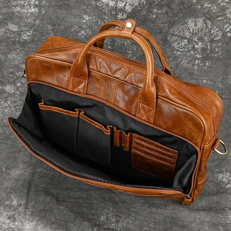 Maheubag Leather Laptop Bag