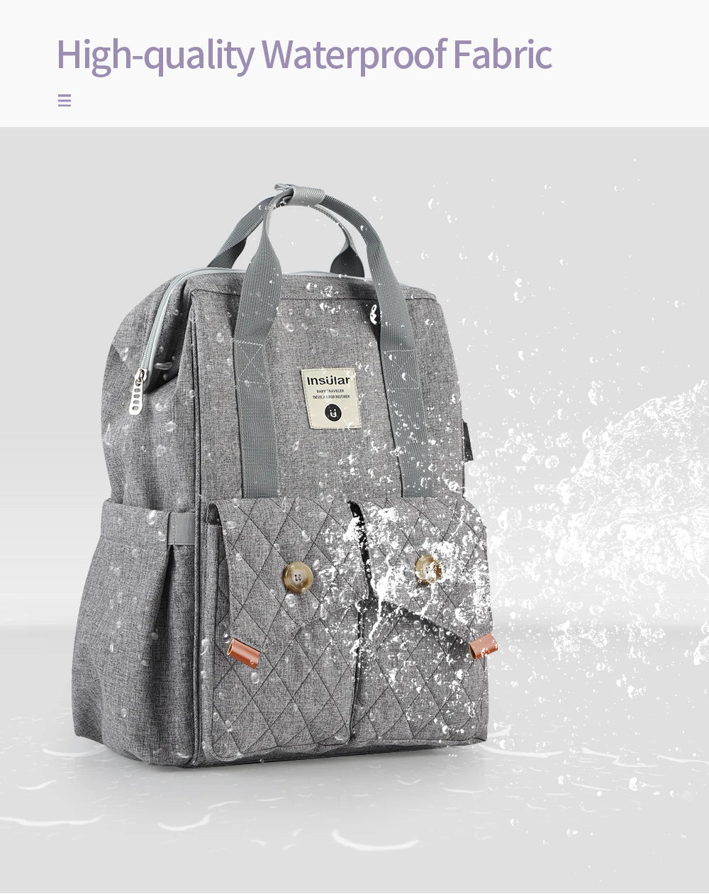 Insular Nappy Backpack II - Bags By Benson