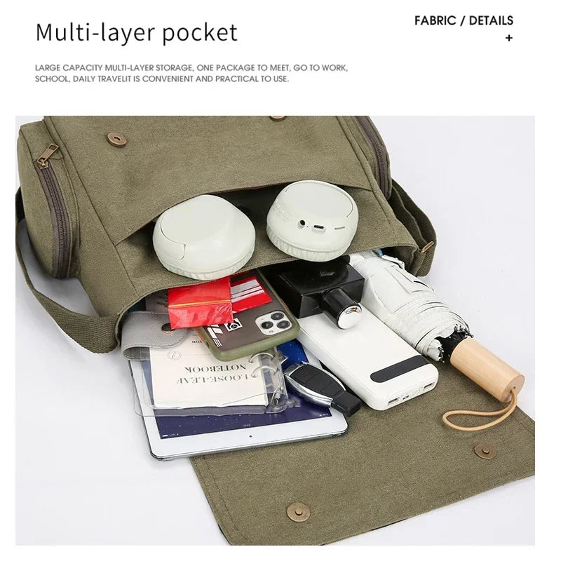 Laffi Canvas Laptop Bag