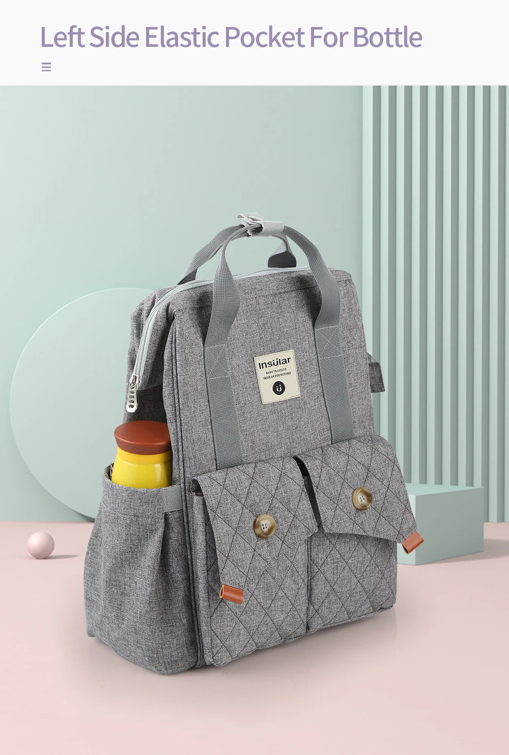 Insular Nappy Backpack II - Bags By Benson