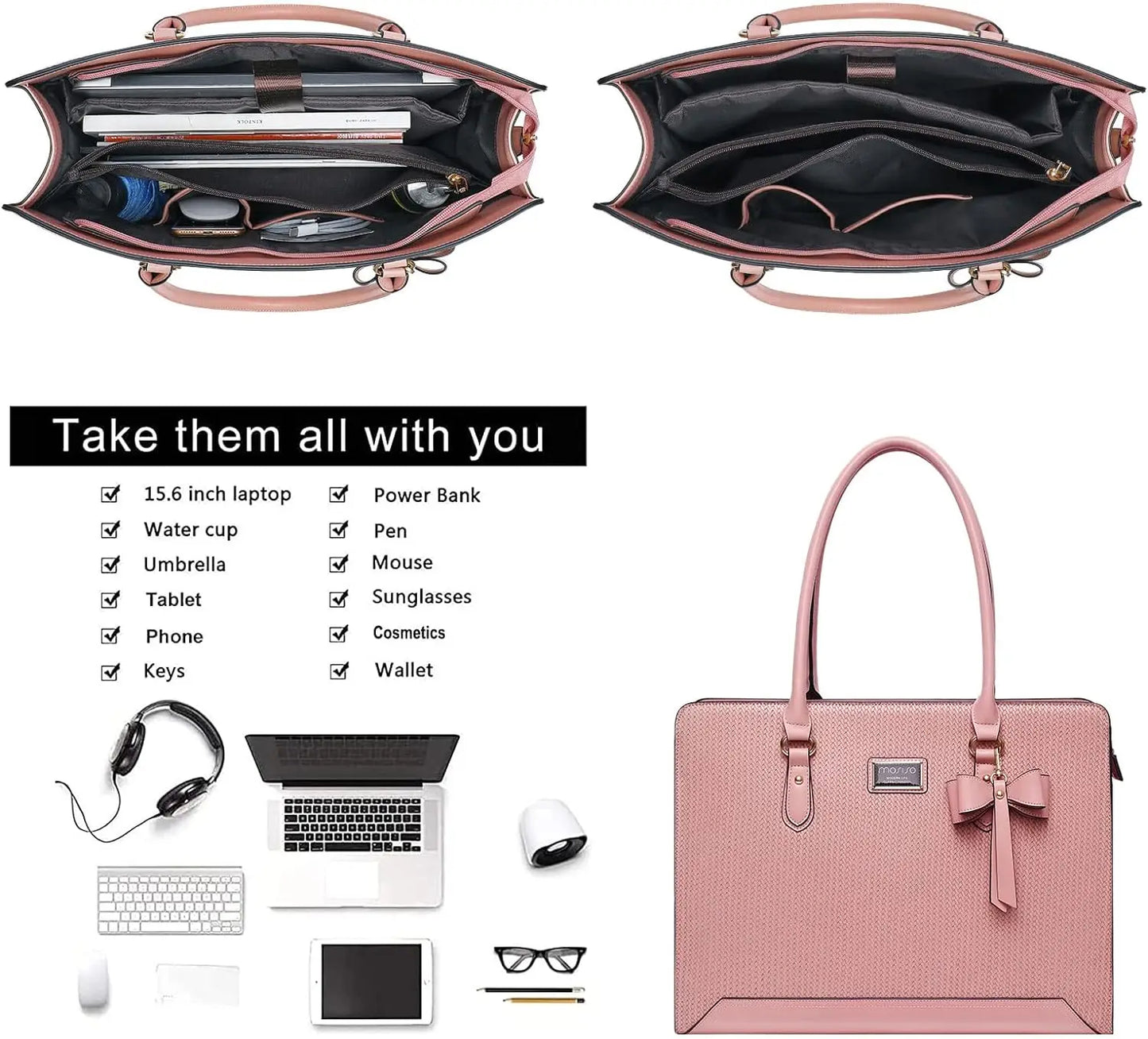 Mosiso Womens Laptop Bag II