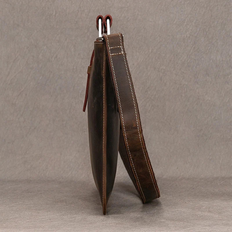 Newsbirds Leather Laptop Bag