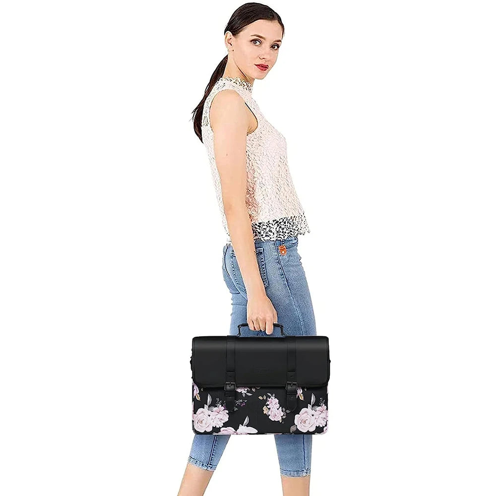 Mosiso Floral Laptop Bag - Bags By Benson