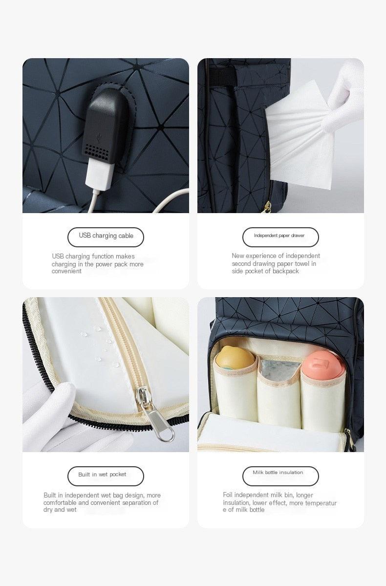 Aibedila Nappy Backpack - Bags By Benson