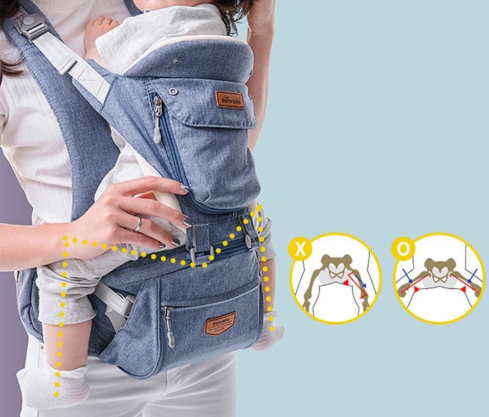 Sunveno Baby Carrier Grey - Bags By Benson