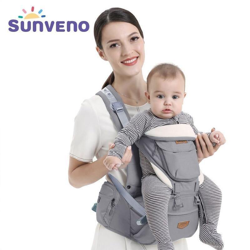 Sunveno Baby Carrier Grey - Bags By Benson