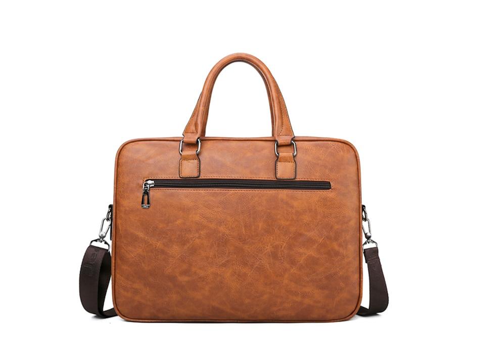 Jeep Buluo Leather Briefcase - Bags By Benson