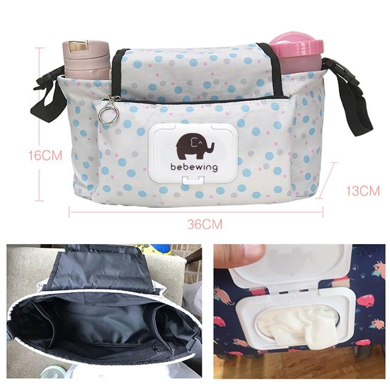 Bebewing Pram Caddy II - Bags By Benson