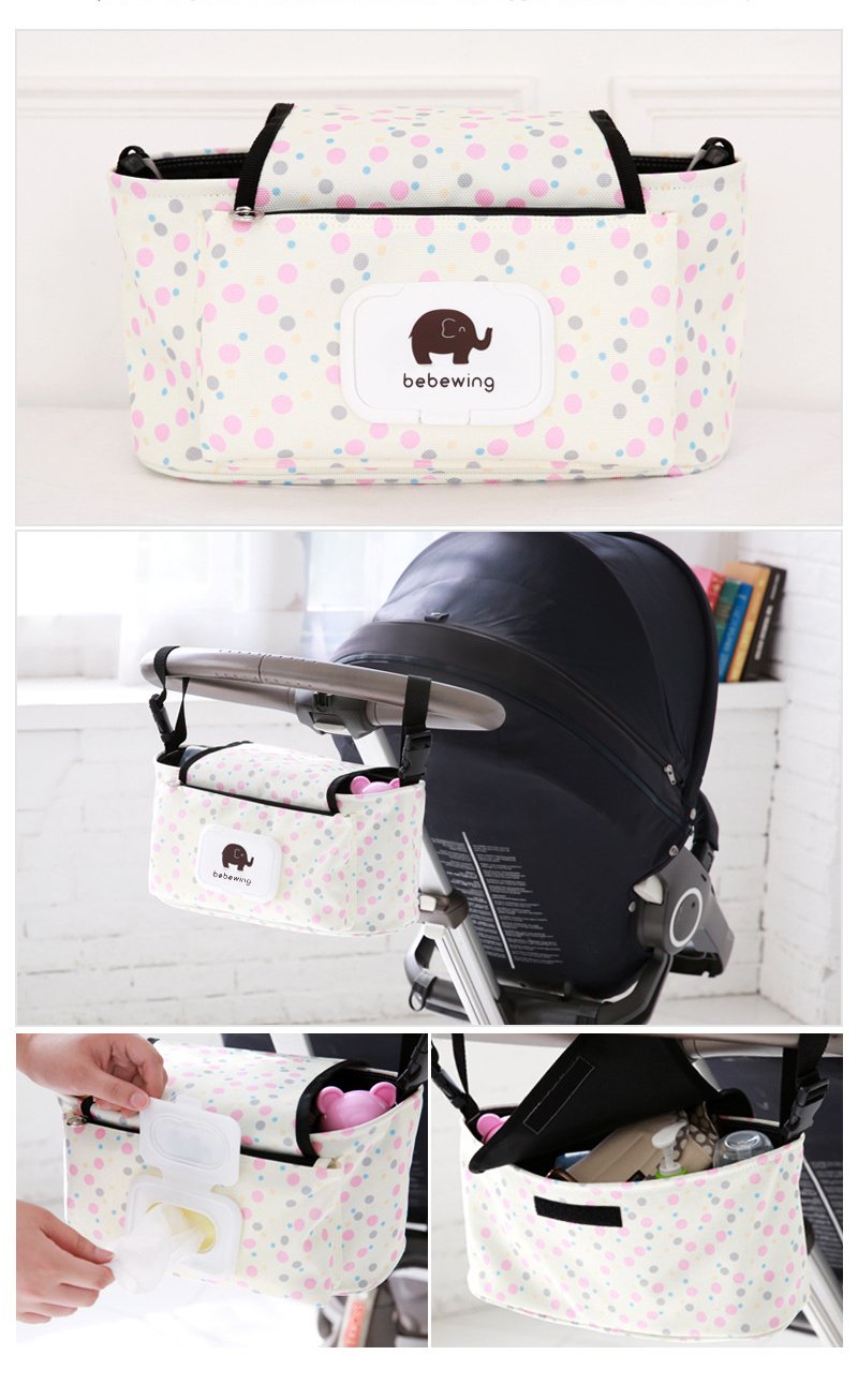 Bebewing Pram Caddy II - Bags By Benson