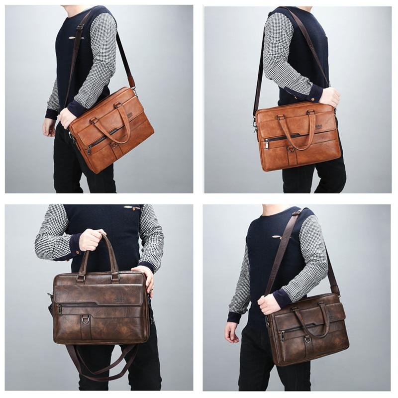 Jeep Buluo Leather Briefcase II - Bags By Benson