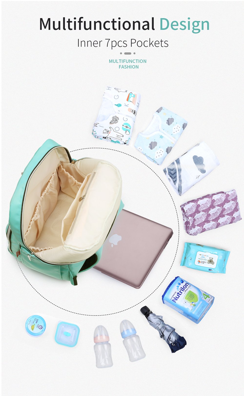 Insular Nappy Backpack IV - Bags By Benson