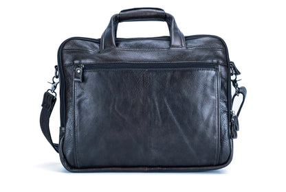 Lachiour Leather Laptop Bag