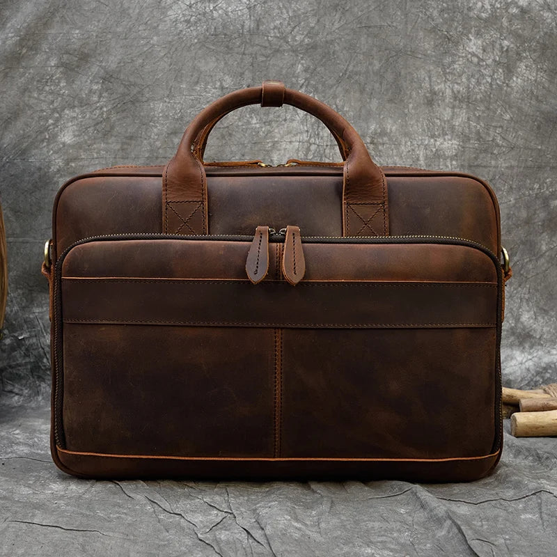 Maheubag Leather Laptop Bag