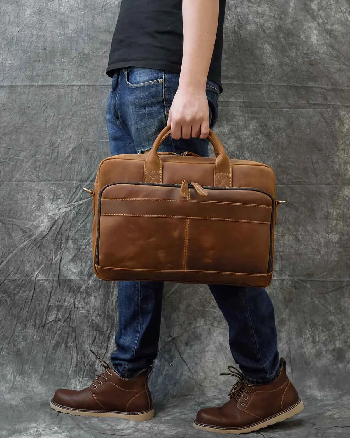 Luufan Leather Laptop Bag