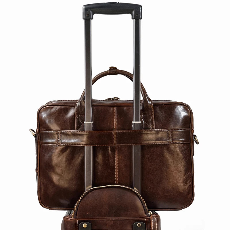 Maheubag Leather Laptop Bag