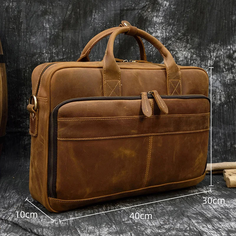 Luufan Leather Laptop Bag