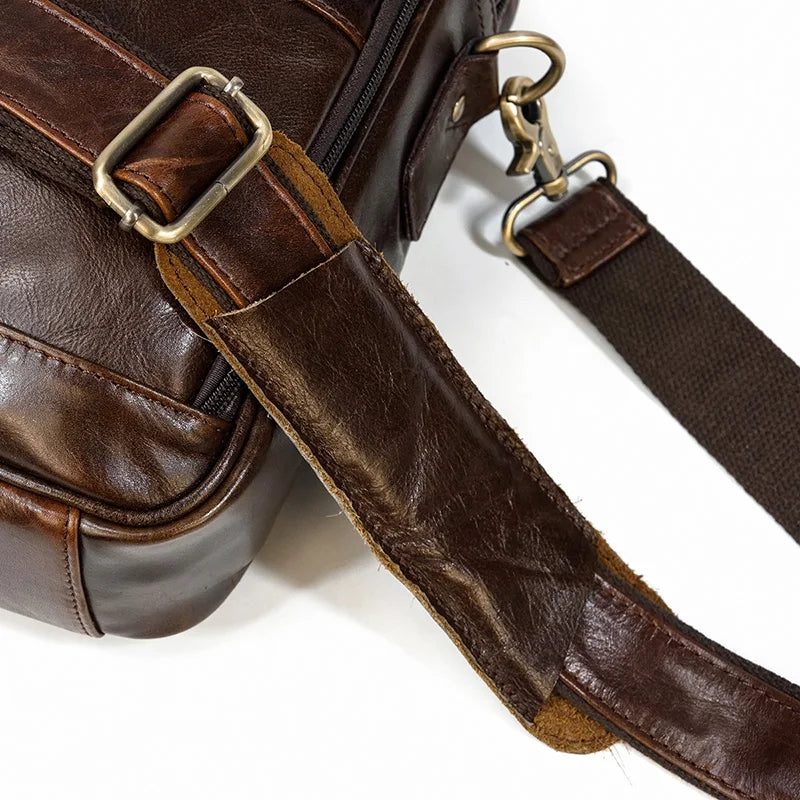 Maheubag Leather Laptop Bag