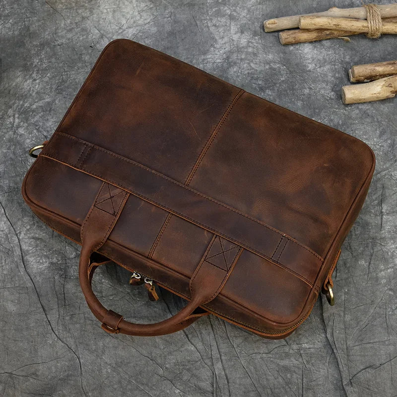 Maheubag Leather Laptop Bag
