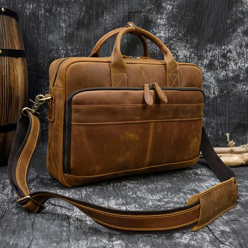 Luufan Leather Laptop Bag