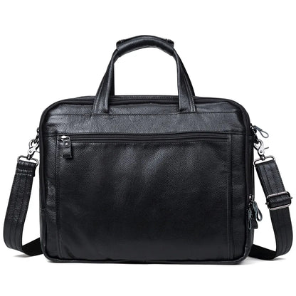 Lachiour Leather Laptop Bag