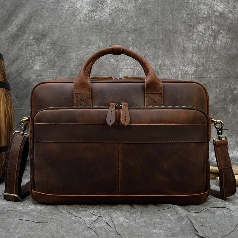 Maheubag Leather Laptop Bag
