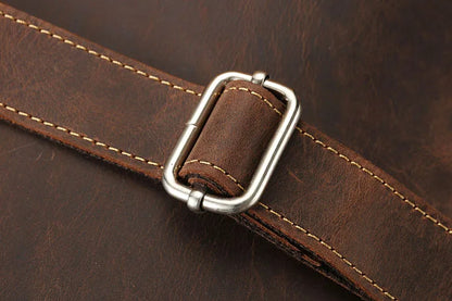 Newsbirds Leather Laptop Bag