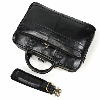 Newsbirds Leather Briefcase