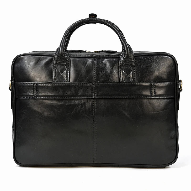 Newsbirds Leather Briefcase