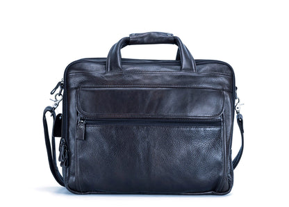 Lachiour Leather Laptop Bag