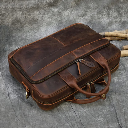 Maheubag Leather Laptop Bag