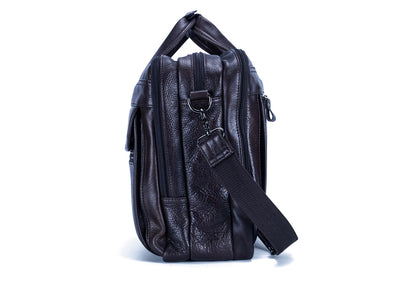 Lachiour Leather Laptop Bag