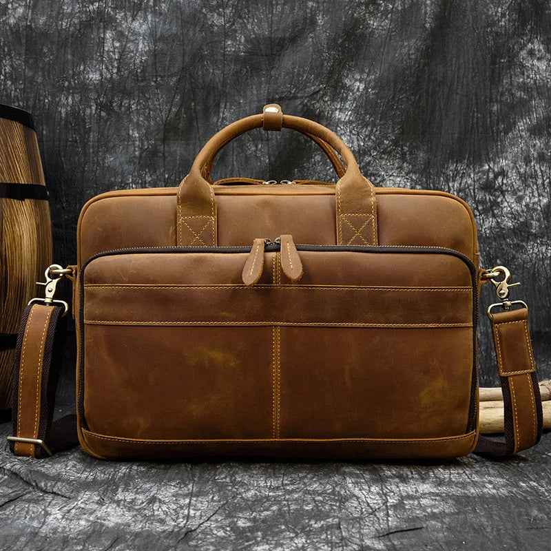 Maheubag Leather Laptop Bag
