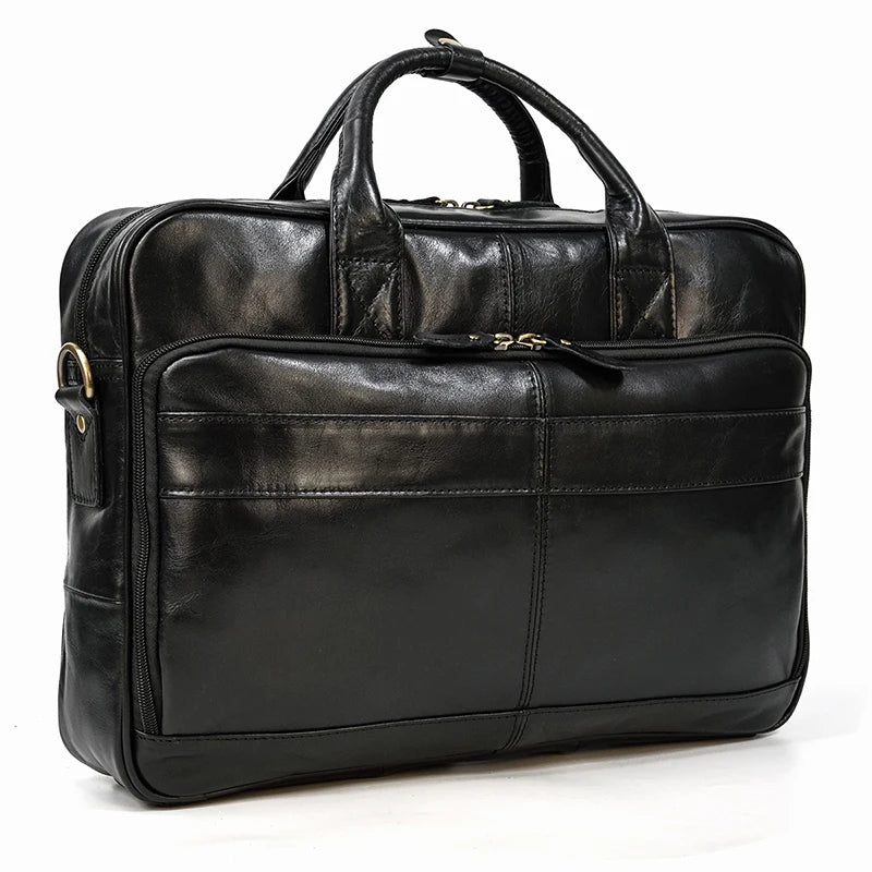 Newsbirds Leather Briefcase