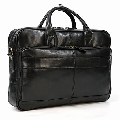 Newsbirds Leather Briefcase