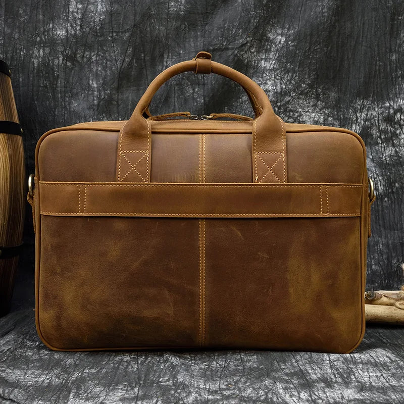 Maheubag Leather Laptop Bag