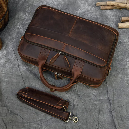 Maheubag Leather Laptop Bag