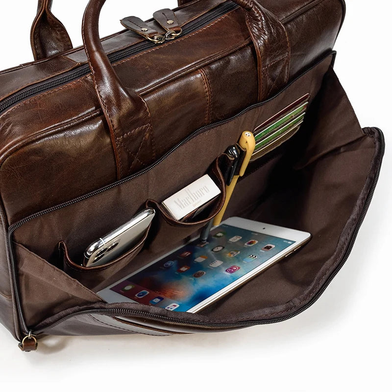 Maheubag Leather Laptop Bag