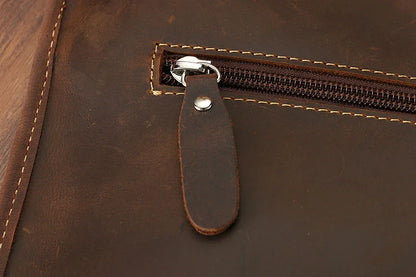 Newsbirds Leather Laptop Bag
