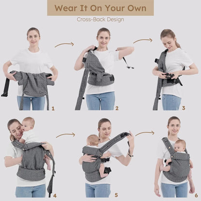 Houndstooth Baby Carrier - Bags By Benson