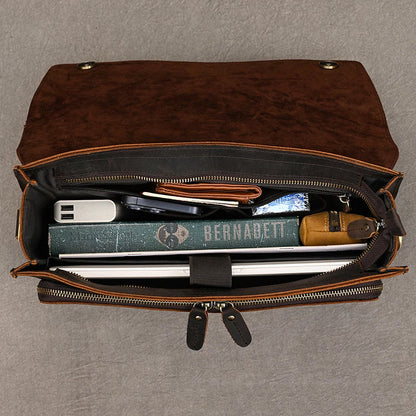 Luufan Leather Briefcase
