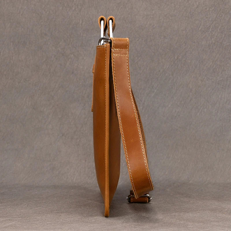 Newsbirds Leather Laptop Bag