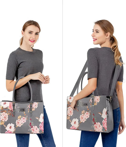Mosiso Floral Laptop Bag II