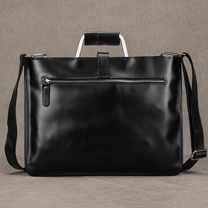 Newsbirds Leather Laptop Bag