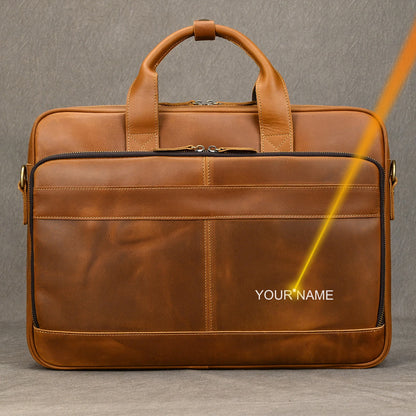 Maheubag Leather Laptop Bag